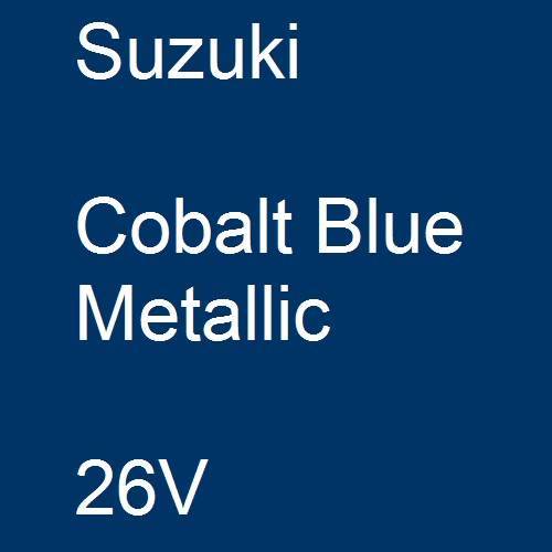 Suzuki, Cobalt Blue Metallic, 26V.